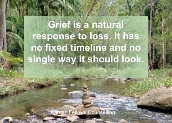 grief is a response to loss